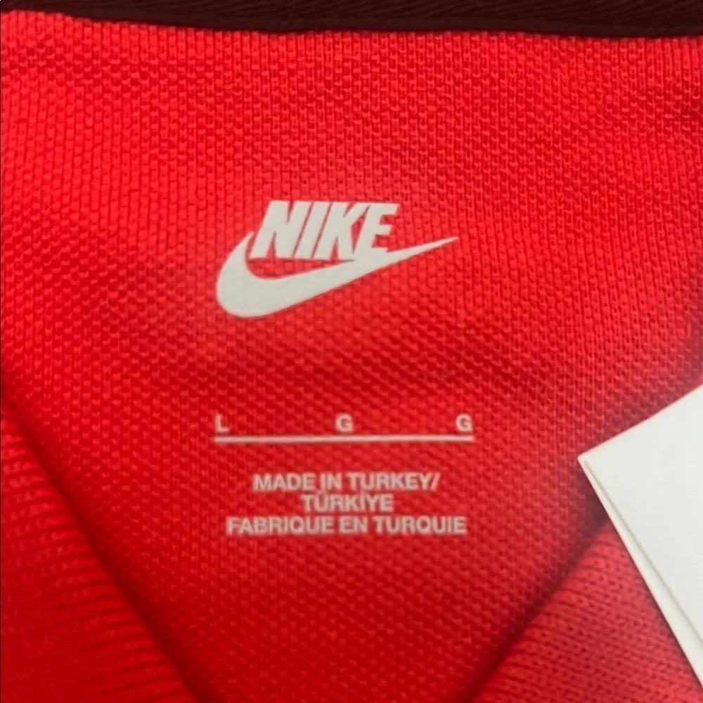 Nike Rugby Club Toulon Men's Red Polo Shirt Size Large